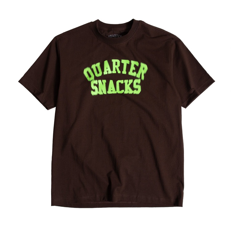 Quartersnacks Motion Arch T-Shirt M Brown