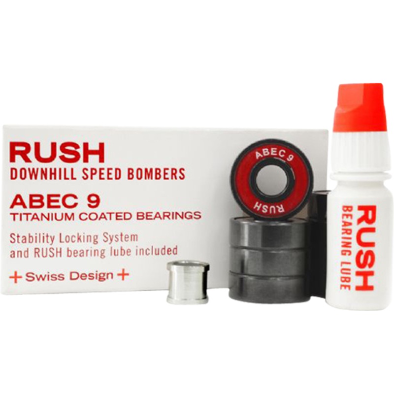 RUSH DOWNHILL SPEED BOMBERS ABEC 9 BEARINGS
