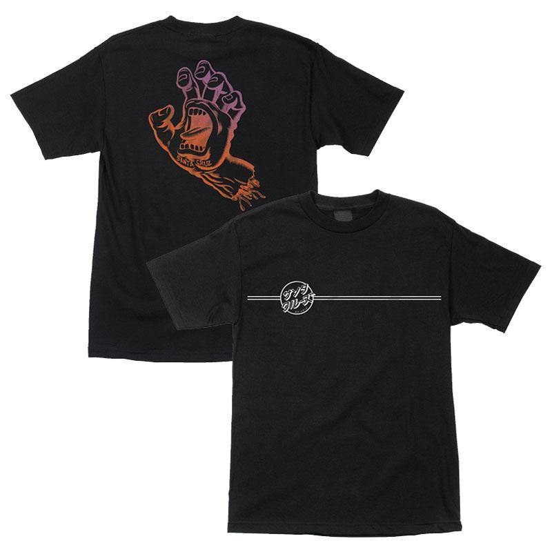 SANTA CRUZ T-SHIRT BOGUS HAND BLACK SMALL