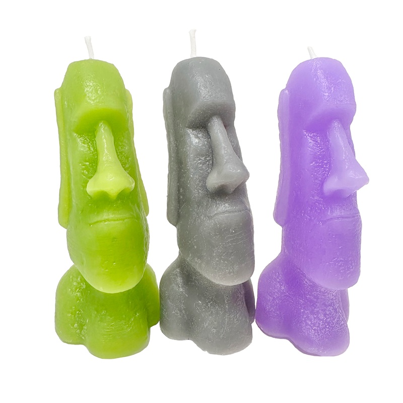 Theories Easter Island Moai Candle / Skate Wax PREBOOK Purple