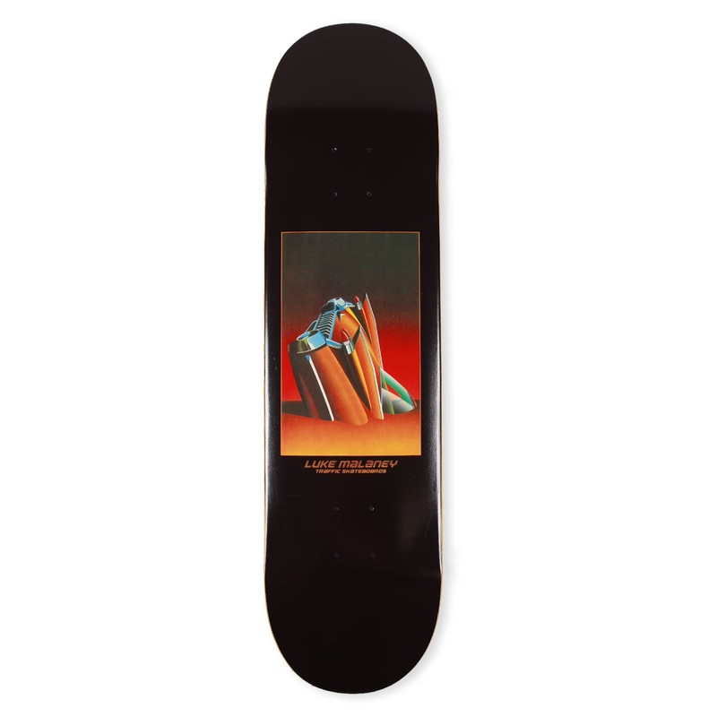 Traffic Skateboards Luke Malaney On the Beach Skateboard Deck 8.0″