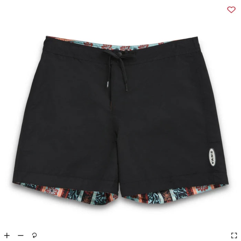 Vans x Curren x Knost Reversible  Boardshort Black 32