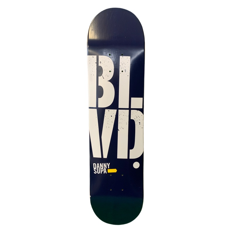 Boulevard Danny Supa Blue 7.6″ Classic Skateboard Deck