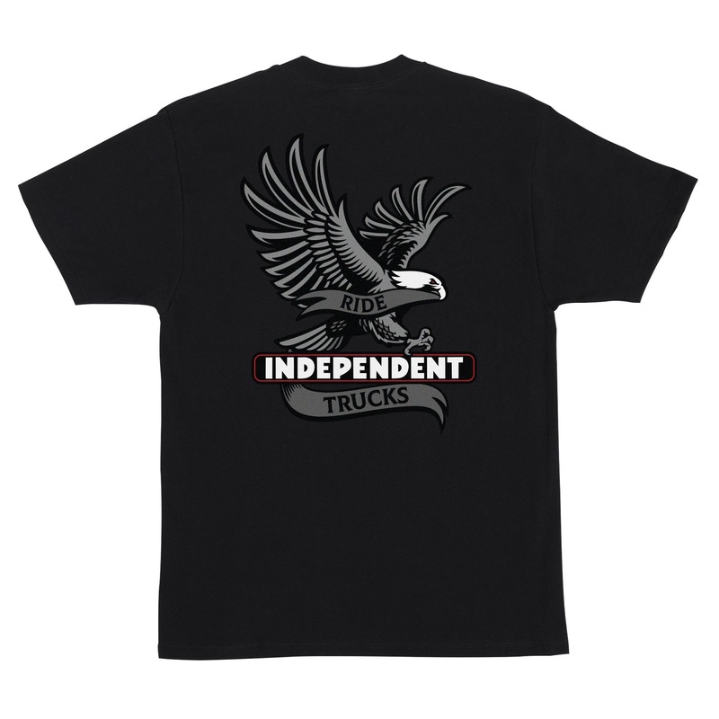 INDEPENDENT T-SHIRT LIBERTY BLACK MEDIUM