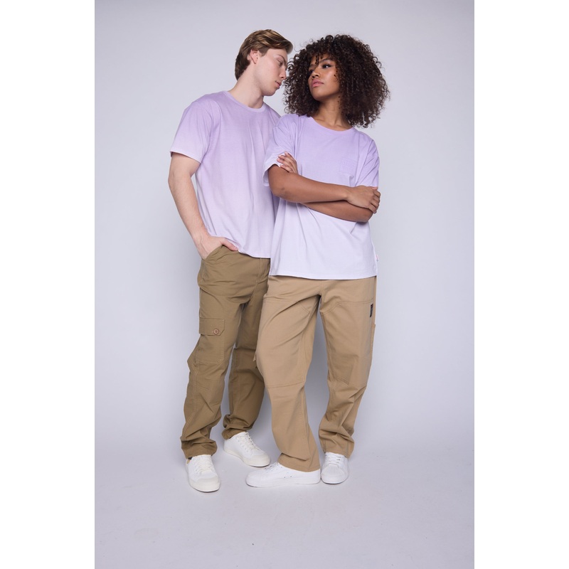 Ombre Box Logo T-Shirt – Lavender S