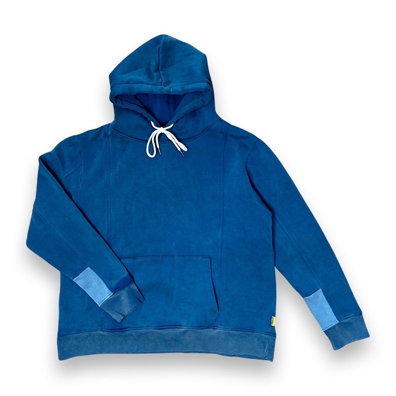 Paneled Hoodie – Blue Haze Small