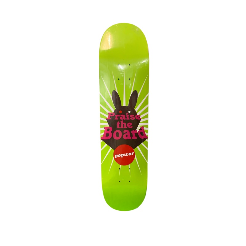 Popwar Praise the Board Green 7.8″ Classic Skateboard Deck