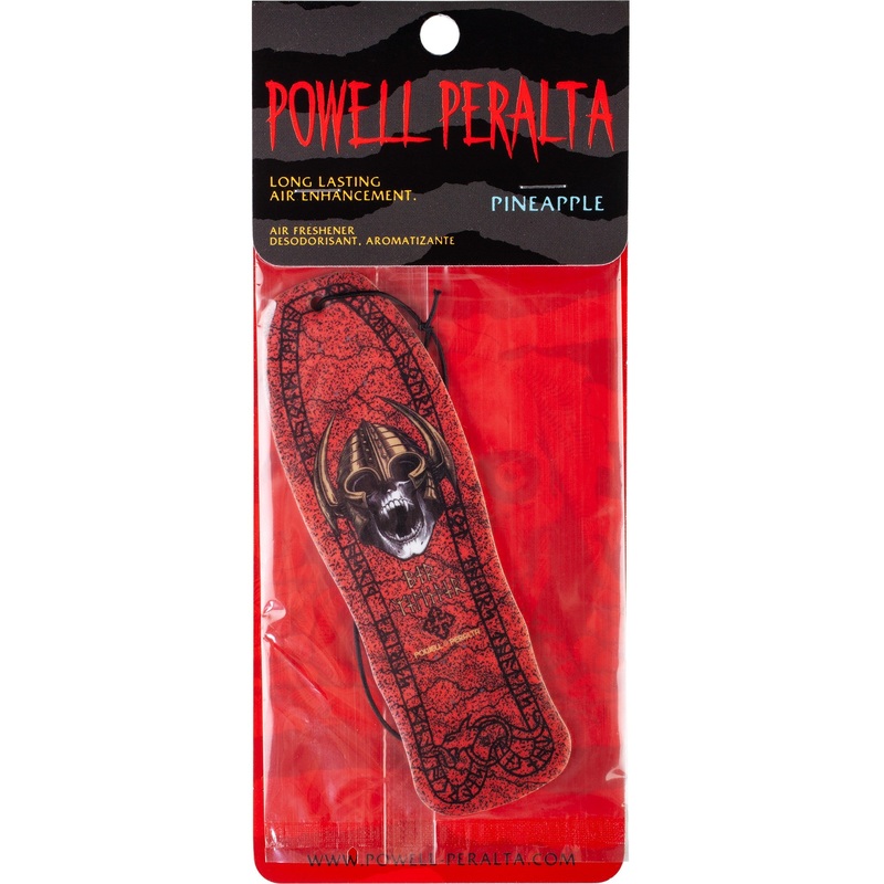 Powell Peralta Per Welinder Nordic Skull Red Air Freshener – Pineapple Scent