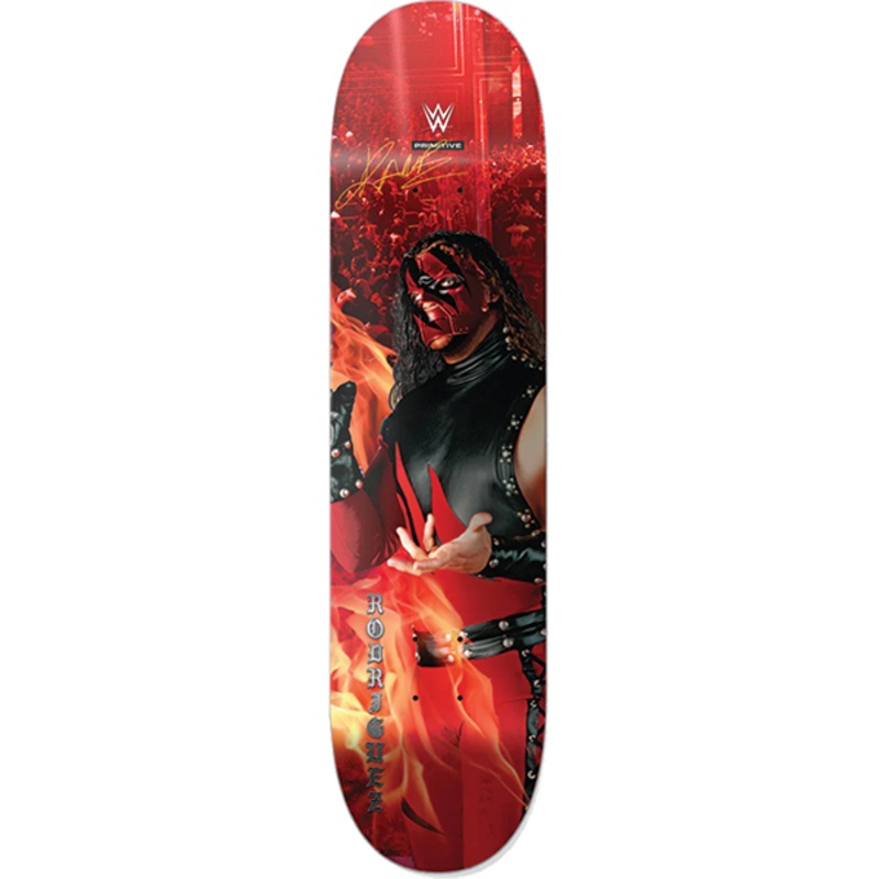 PRIMITIVE WWE RODRIGUEZ KANE DECK 8.25″ RED