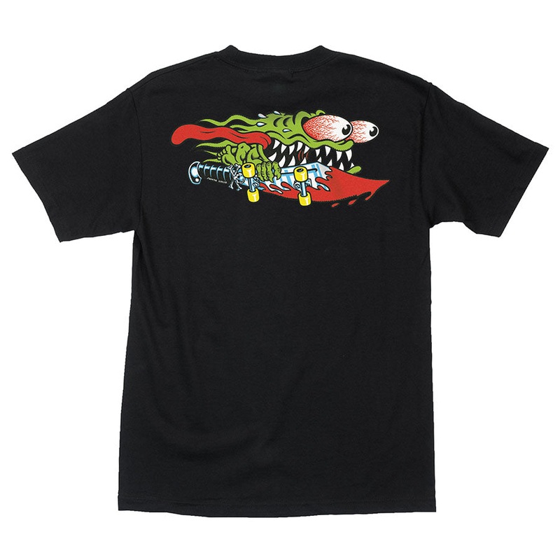 SANTA CRUZ T-SHIRT MEEK THRASHER BLACK MEDIUM