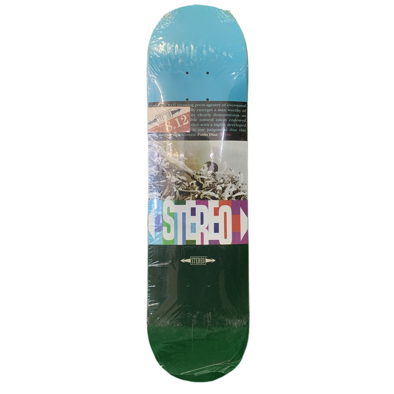 Stereo Paulo Diaz Nature Man Green/Blue 8.12″ Classic Skateboard Deck