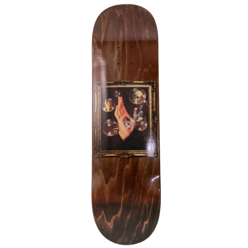 The Nine Muses & Welder Wings –  “The Origin of the Strange” Skateboard Deck 8.38
