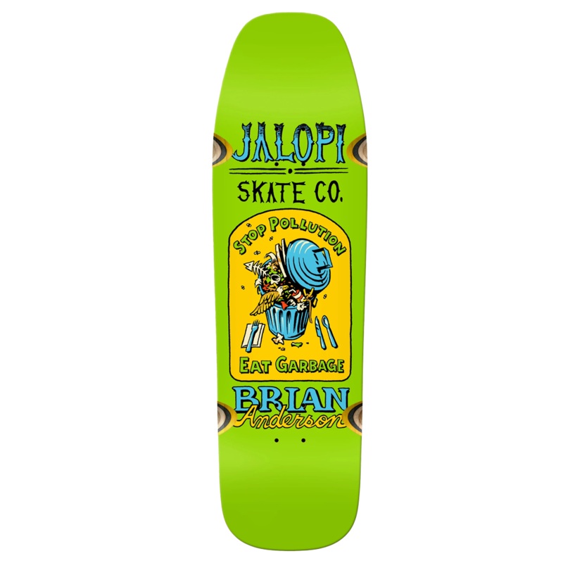 AntiHero – Brian Anderson Jalopi Returns 9.25 Square Top – Wheel Wells – Skateboard Deck