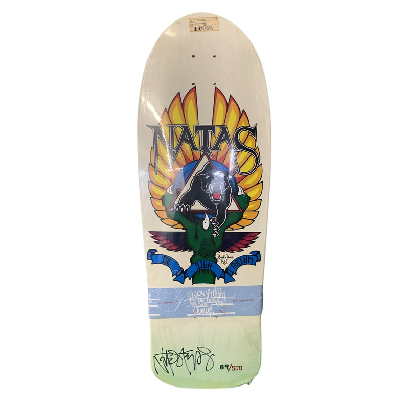 Designarium Natas Wes Humpston Panther Powerply Signed 89/150 10.5″Classic Skateboard Deck