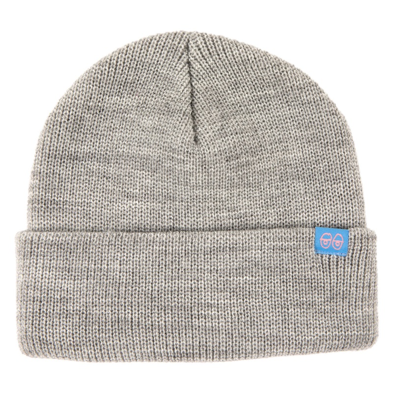 KROOKED EYES CLIP CUFF BEANIE HEATHER GREY