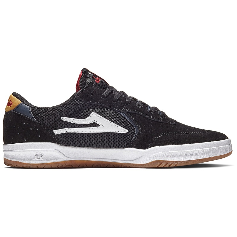 Lakai Shoes Atlantic – Black/Yellow Suede 5 Black