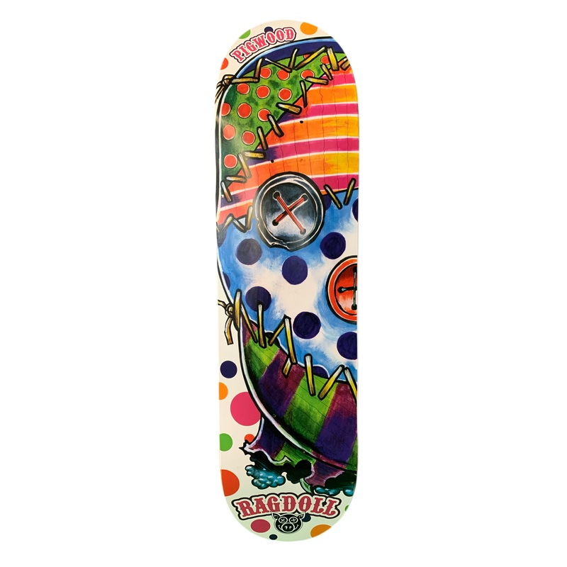 Pig Wood Ragdoll Stitches 8.1″ Classic Skateboard Deck