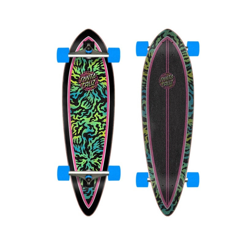Santa Cruz Obscure Dot Pintail Longboard Complete 9.2″