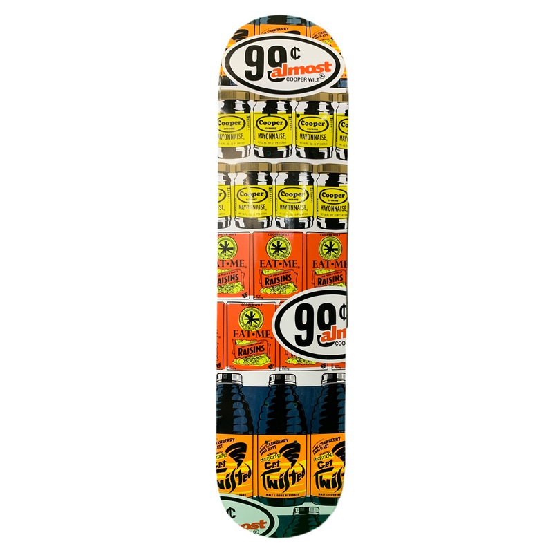 Almost Cooper Wilts Pantry 7.75″ Classic Skateboard Deck
