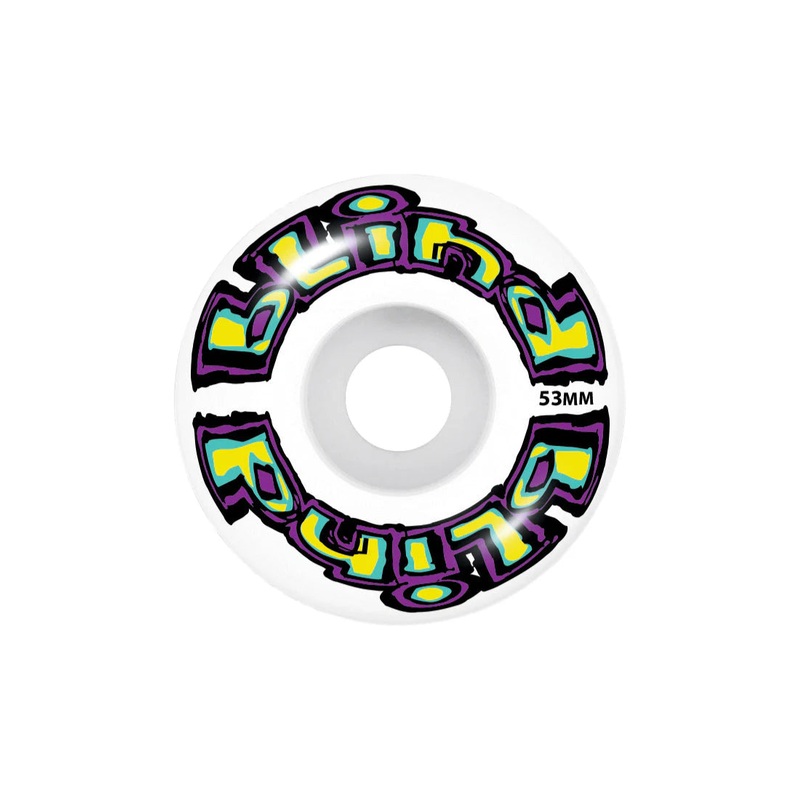 Blind Og Wrap Purple Teal 53mm Skateboard Wheels