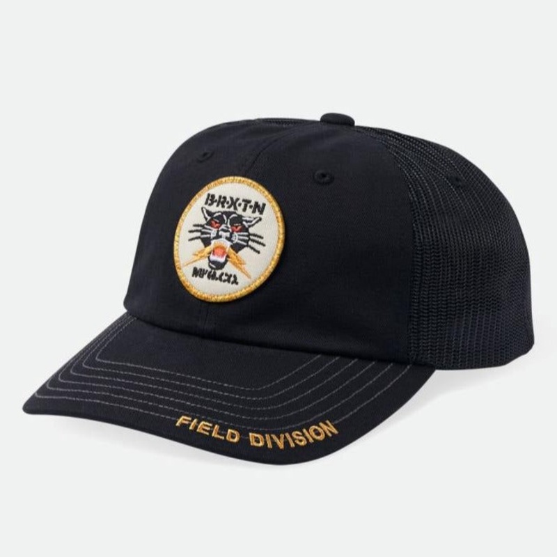 BRIXTON SPARKS LP TRUCKER HAT BLACK/BLACK