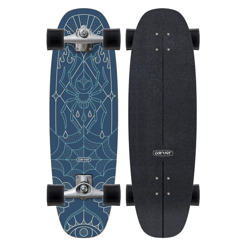Carver Blue Widow Surfskate Complete CX Raw (V4) – 33