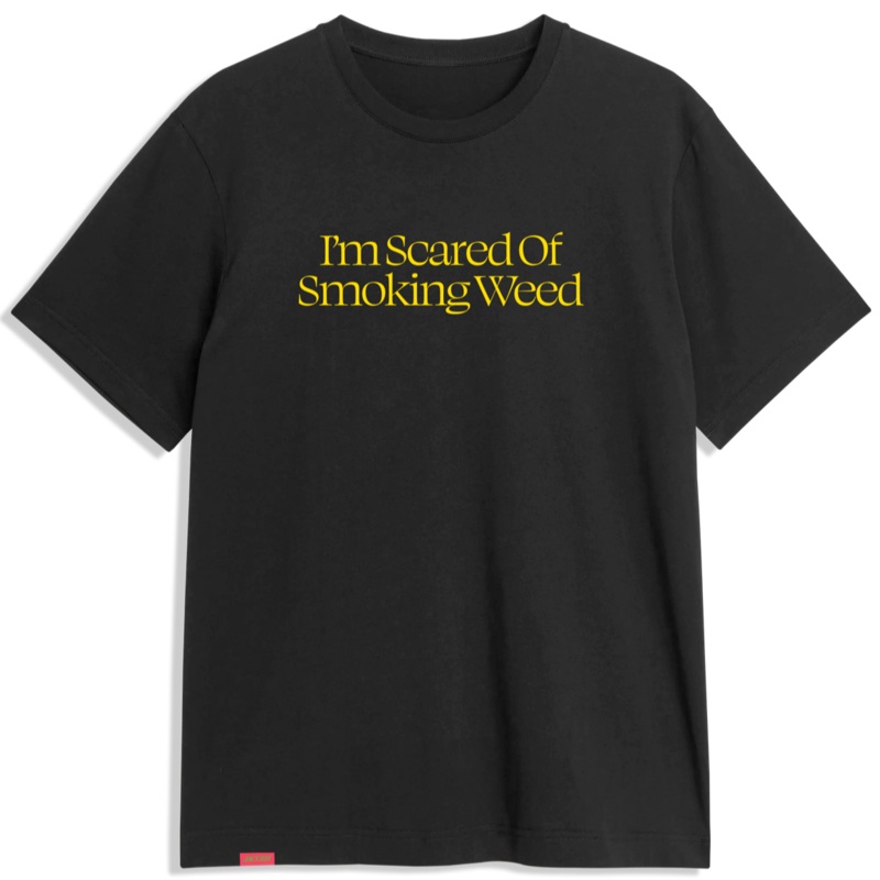 JACUZZI SCARED WEED PREMIUM TEE BLACK SMALL