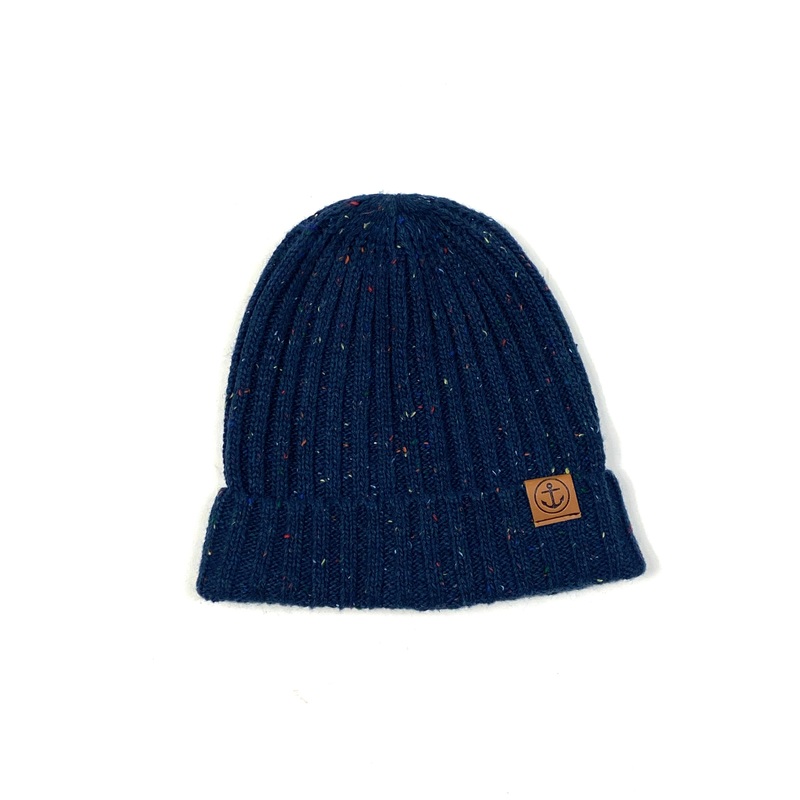 Speckled Beanie – Kids / Youth – Blue