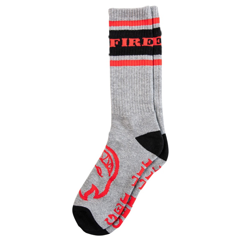 SPITFIRE CLASSIC 87 BIGHEAD SOCK HEATHER/RED/BLACK