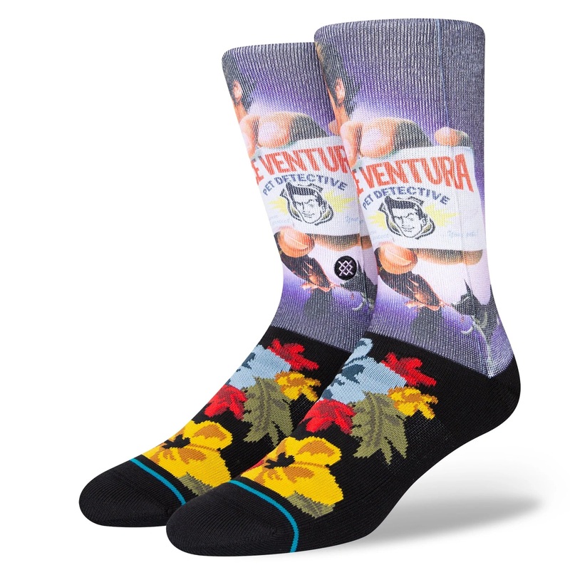 Stance Ace Ventura Pet Detective Crew Socks – Black M