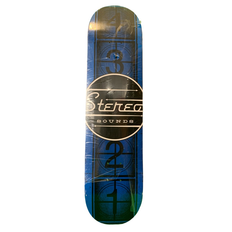 Stereo Sounds Film Reel Blue 7.75″ Classic Skateboard