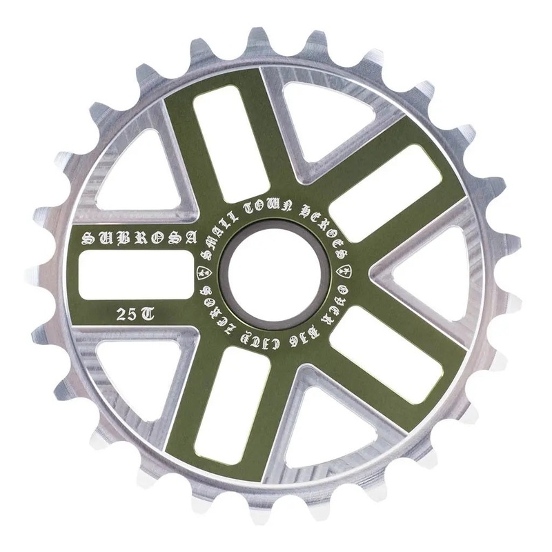 Subrosa BMX Hero Sprocket 25T – Matte Army Green