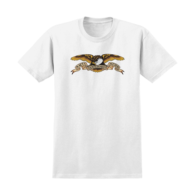 Antihero Eagle T-Shirt S White/Black/Multi
