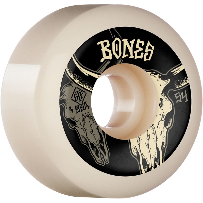 Bones STF V5 Desert Horns 54mm 99a Wheels – White (Set of 4)