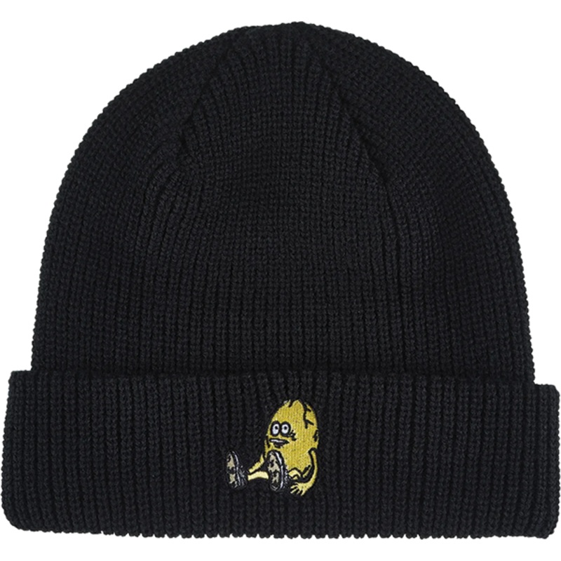 HEROIN EGG BEANIE BLK