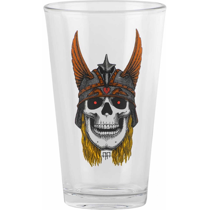POWELL-PERALTA PINT GLASS ANDERSON SKULL