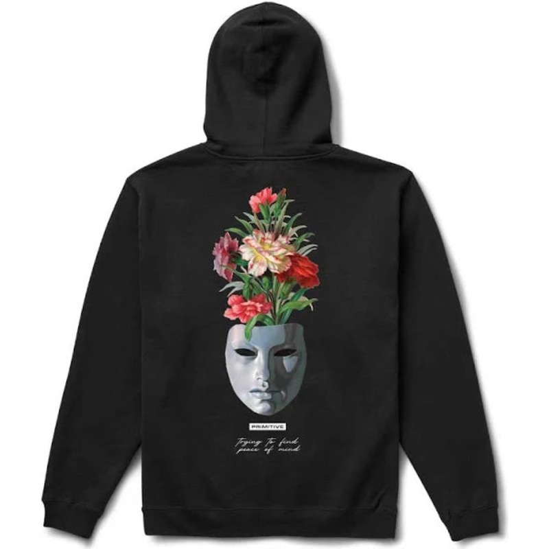 Primitive Obscura Black Hooded Sweatshirt S