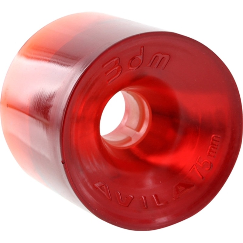 Seismic 3DM Avila Wheels 75x65mm 73a – Crystal Clear Red (Set of 4)