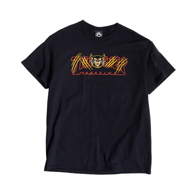 Thrasher Gato T-Shirt M Black