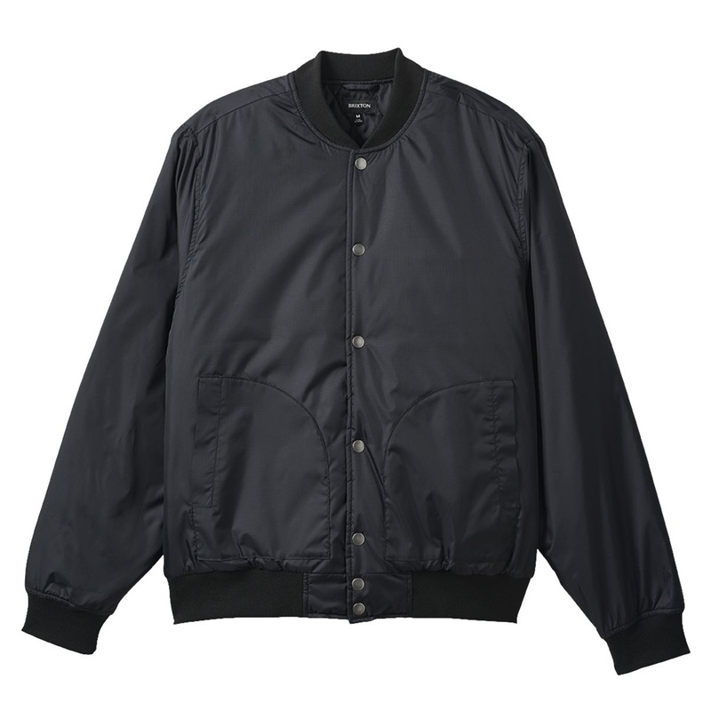 BRIXTON DILLINGER FLIGHT BOMBER JACKET BLACK MEDIUM