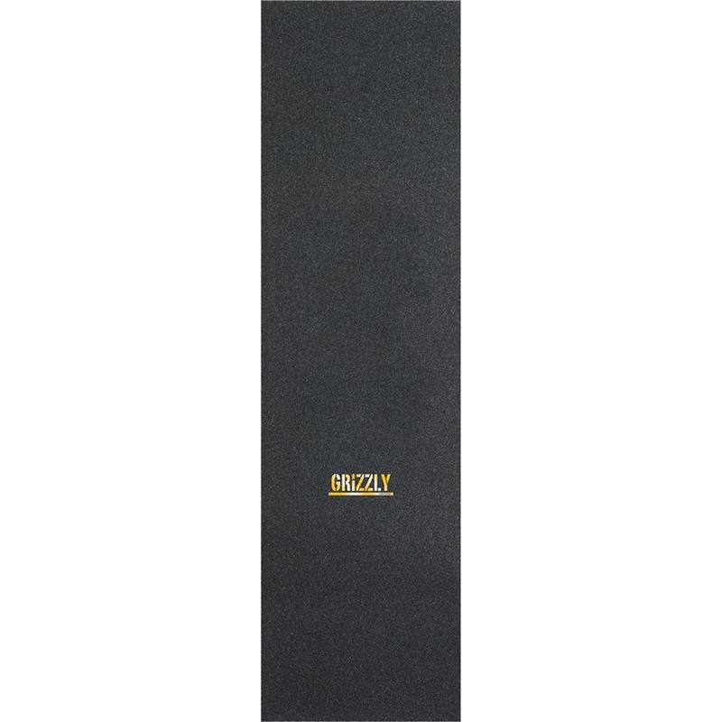 Grizzly Mini Stamp Single Sheet Griptape 9″x33″ – Black/Gold