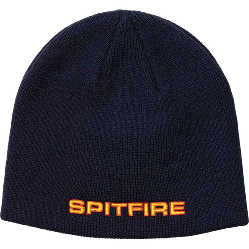 SF CLASSIC 8 SKULLY BEANIE NAVY/GOLD/RED 7.0″