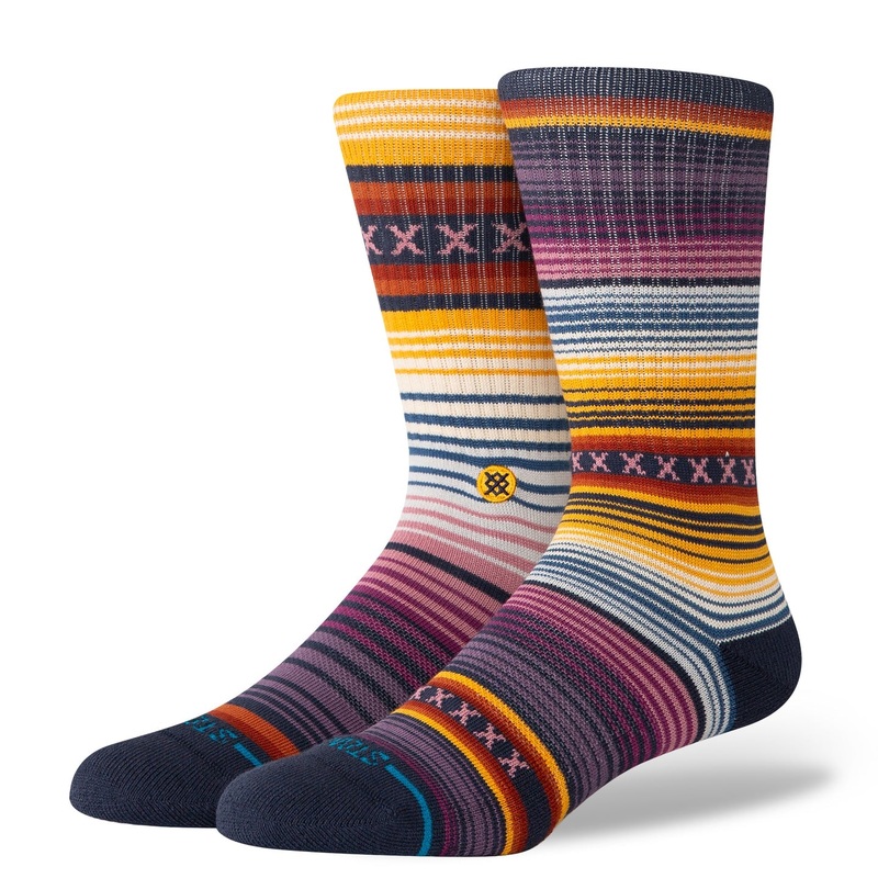 STANCE SOCKS CURREN CREW GRAPE MED