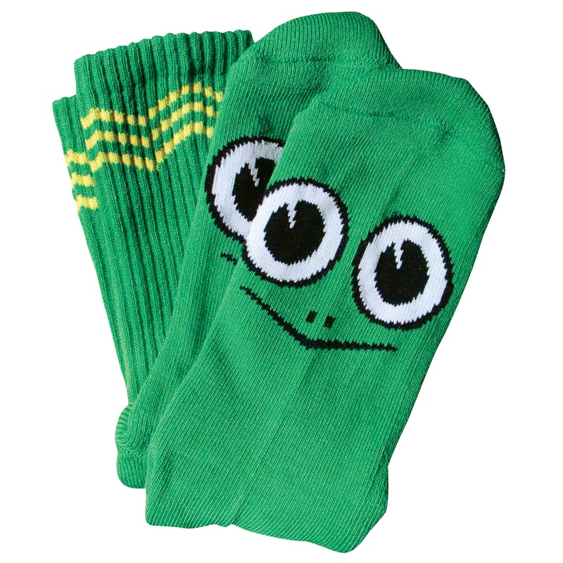 TOY MACHINE SOCKS TURTLE BOY GREEN